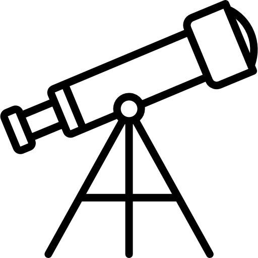 Cartoon telescope